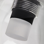 Накладной светильник Lightstar DUE 207637 цвет плафона/подвески Прозрачный, цвет арматуры Черный-3