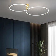 Накладной светильник Imperiumloft R1ngmor01 207983-23 цвет плафона/подвески Белый, цвет арматуры Латунь-5