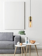 Подвесной светильник Globo Annika 21000HM цвет плафона/подвески Янтарный, цвет арматуры Золото-4