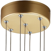 Подвесной светильник Favourite Organ 2104-7P цвет плафона/подвески Золото, цвет арматуры Золото-4