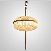 Подвесной светильник Imperiumloft Ample01 212136-26 цвет плафона/подвески Оранжевый, цвет арматуры Золото