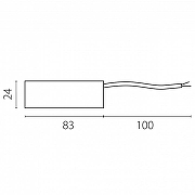 Накладной светильник Lightstar Tens1o 212217 цвет плафона/подвески Черный, цвет арматуры Черный-5