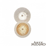 Накладной светильник Arte Milano AM-1252B 2.1252B.D150.H280.LED G цвет плафона/подвески Прозрачный, Шампань, цвет арматуры Золото-1