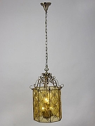 Подвесной светильник Abrasax Cornelia 2130/4(amber) цвет плафона/подвески Желтый, цвет арматуры Бронза-2