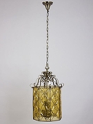 Подвесной светильник Abrasax Cornelia 2130/4(amber) цвет плафона/подвески Желтый, цвет арматуры Бронза-3