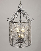 Подвесной светильник Abrasax Cornelia 2130/4(clear) цвет плафона/подвески Прозрачный, цвет арматуры Хром-2