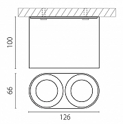 Накладной светильник Lightstar Rullo 213466 цвет плафона/подвески Белый, цвет арматуры Белый-5