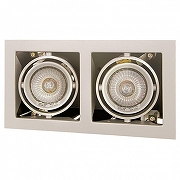 Встраиваемый светильник Lightstar Cardano 214027 цвет Серебро