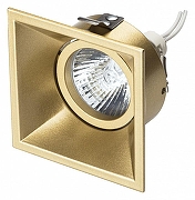 Встраиваемый светильник Lightstar Dom1no 214503 цвет Золото