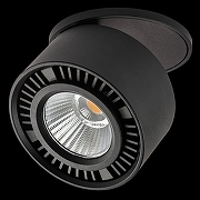 Встраиваемый светильник Lightstar Forte 1nca 214807 цвет плафона/подвески Черный, цвет арматуры Черный-1