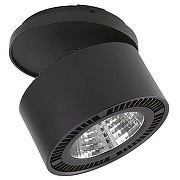 Спот Lightstar Forte 1nca 214847 цвет плафона/подвески Черный, цвет арматуры Черный