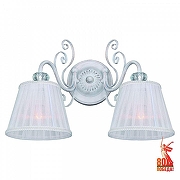 Бра F-promo Amanda 2150-2W цвет плафона/подвески Белый, Прозрачный, цвет арматуры Белый