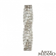 Накладной светильник Arte Milano AM-0011 2152B.D110.H500.LED.5 Ni цвет плафона/подвески Прозрачный, цвет арматуры Никель-1