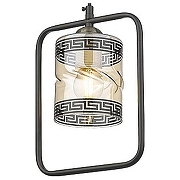 Подвесной светильник Velante 215-506-01 цвет плафона/подвески Янтарный, цвет арматуры Бронза