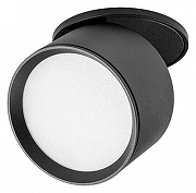 Встраиваемый светильник Lightstar Acuto 215807 цвет плафона/подвески Белый, Черный, цвет арматуры Черный