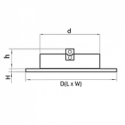 Встраиваемый светильник Lightstar 1ntero 111 217907 цвет Черный-1