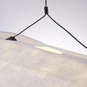 Подвесной светильник Imperiumloft Tense01 220189-26 цвет плафона/подвески Белый, цвет арматуры Черный-6