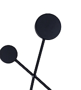 Накладной светильник Kink Light Фирс 2207A,19 цвет плафона/подвески Черный, цвет арматуры Черный-1