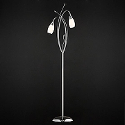 Торшер Eurosvet Ginevra 22080/2F хром цвет плафона/подвески Белый, цвет арматуры Хром-1