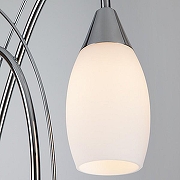 Торшер Eurosvet Ginevra 22080/2F хром цвет плафона/подвески Белый, цвет арматуры Хром-2