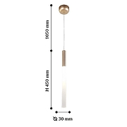 Подвесной светильник Favourite Tibia 2217-1P цвет плафона/подвески Белый, цвет арматуры Серебро-6