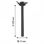 Встраиваемый светильник Favourite Clivo 2234-1U цвет плафона/подвески Черный, цвет арматуры Черный-1