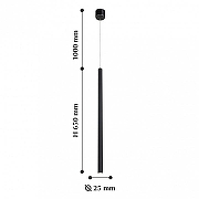 Подвесной светильник Favourite Somnium 2235-1P цвет плафона/подвески Черный, цвет арматуры Черный-3