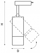 Светильник на штанге Lightstar Volta 229147 цвет черный-3