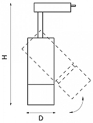 Светильник на штанге Lightstar Volta 229237 цвет черный-3