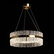 Подвесной светильник De City Бриз 53 230010901 цвет плафона/подвески Прозрачный, цвет арматуры Золото-2