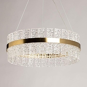 Подвесной светильник De City Бриз 53 230010901 цвет плафона/подвески Прозрачный, цвет арматуры Золото-3