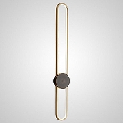 Накладной светильник Imperiumloft He1dy-L01 230862-23 цвет плафона/подвески Белый, цвет арматуры Латунь, Черный