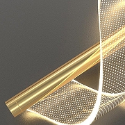 Бра Imperiumloft Ornella-Wall01 230973-23 цвет плафона/подвески Прозрачный, цвет арматуры Латунь-2