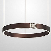 Подвесной светильник Imperiumloft Sellif-B-Ring01 231731-23 цвет плафона/подвески Белый, цвет арматуры Коричневый