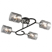 Накладной светильник Velante 235-10 235-107-04 цвет хром, черный