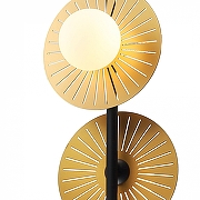 Подвесной светильник Favourite Sonnenblume 2356-2P цвет плафона/подвески Белый, цвет арматуры Золото, Черный-3