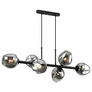 Подвесной светильник Favourite Traube 2361-6P цвет плафона/подвески Серый, цвет арматуры Черный-1