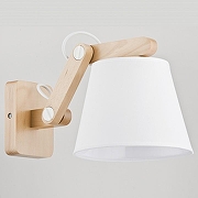 Бра Adilux Joga White 23970 цвет плафона/подвески Белый, цвет арматуры Белый, Коричневый