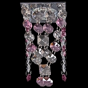 Встраиваемый светильник Sneha 2442/CT MR16 CR/CL+PK цвет плафона/подвески Прозрачный, Розовый, цвет арматуры Хром