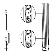 Торшер Globo Bailey 24662 цвет плафона/подвески Белый, цвет арматуры Хром-1