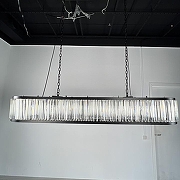 Подвесной светильник Imperiumloft Odeon Clear Glass Black 248522-22 цвет плафона/подвески Прозрачный, цвет арматуры Черный-2