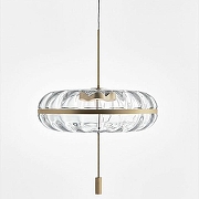 Подвесной светильник Imperiumloft Dona01 249066-26 цвет плафона/подвески Прозрачный, цвет арматуры Латунь