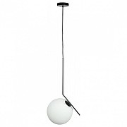 Подвесной светильник Loft it 1cl 2579-B цвет плафона/подвески Белый, цвет арматуры Черный-1