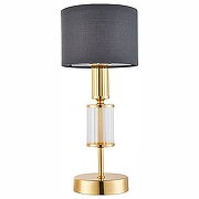 Настольная лампа Favourite Laciness 2609-1T цвет плафона/подвески Прозрачный, Хром, цвет арматуры Золото