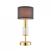 Настольная лампа Favourite Laciness 2609-1T цвет плафона/подвески Прозрачный, Хром, цвет арматуры Золото-1