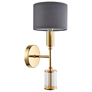 Бра Favourite Laciness 2609-1W цвет плафона/подвески Прозрачный, Хром, цвет арматуры Золото