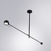 Светильник на штанге Divinare Ull 2622/06 PL-8 цвет плафона/подвески Черный, цвет арматуры Черный-1