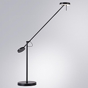 Торшер Divinare Malcone 2623/06 PN-9 цвет плафона/подвески Белый, Черный, цвет арматуры Черный-1