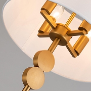 Торшер Favourite Roshe 2624-4F цвет плафона/подвески Белый, цвет арматуры Латунь, Черный-4