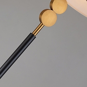 Торшер Favourite Roshe 2624-4F цвет плафона/подвески Белый, цвет арматуры Латунь, Черный-5